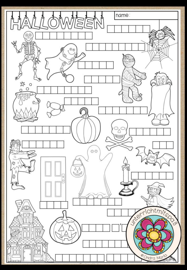 Halloween – Vocabulary Worksheet
