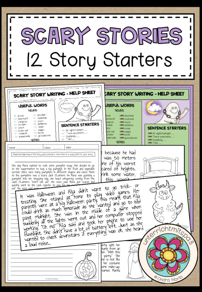 SCARY STORIES – 12 spannende Story Starters für den Englischunterricht