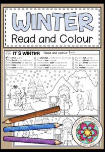 WINTER – Read and Colour (2-fach differenziert)