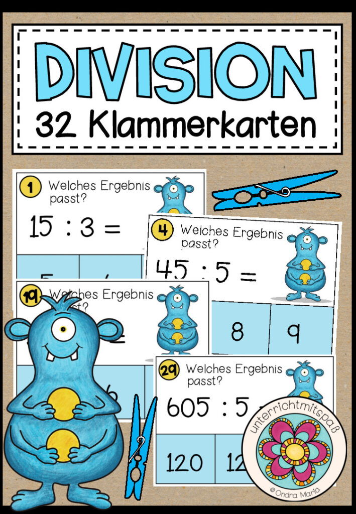 DIVISION – 32 Klammerkarten