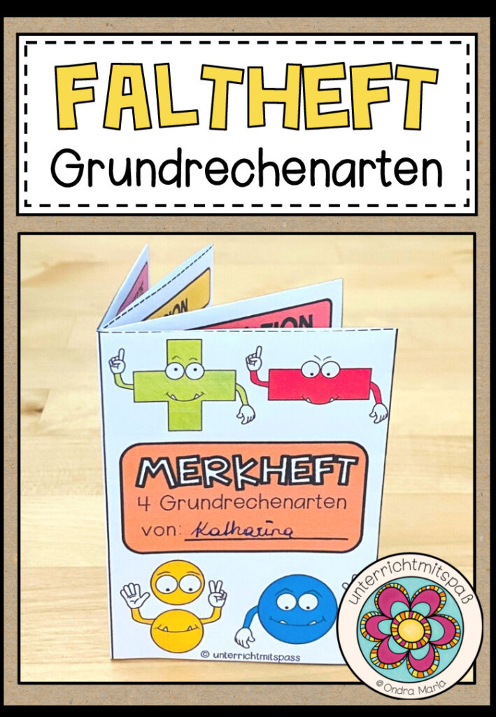 GRUNDRECHENARTEN (5. Schulstufe) – Faltheft