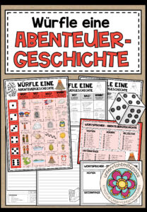 WÜRFELGESCHICHTE – ABENTEUERGESCHICHTE (+Arbeitsblätter)