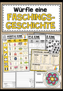 WÜRFELGESCHICHTE – KARNEVAL / FASCHING (+Arbeitsblätter)