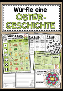 WÜRFELGESCHICHTE – OSTERN (+Arbeitsblätter)