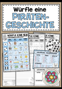WÜRFELGESCHICHTE – PIRATEN (+Arbeitsblätter)
