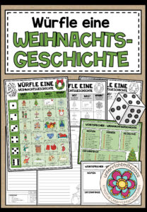 WÜRFELGESCHICHTE – WEIHNACHTEN (+Arbeitsblätter)