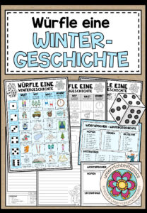 WÜRFELGESCHICHTE – WINTER (+Arbeitsblätter)