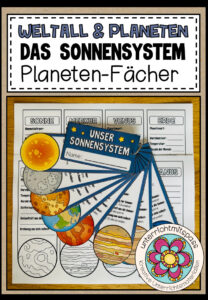 Das Sonnensystem – Planetenfächer (Steckbriefe)