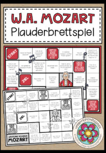 W.A. MOZART – Plauderbrettspiel