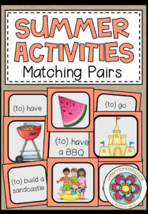 SUMMER ACTIVITIES – Matching Pairs
