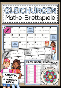 GLEICHUNGEN – 3 Mathe-Brettspiele