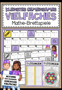 KLEINSTES GEMEINSAMES VIELFACHES (kgV)– 2 Mathe-Brettspiele