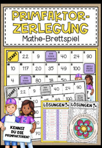 PRIMFAKTORENZERLEGUNG – Mathe-Brettspiel