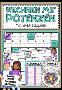RECHNEN MIT POTENZEN – 3 Mathe-Brettspiele