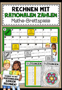 RECHNEN MIT RATIONALEN ZAHLEN – 4 Mathe-Brettspiele