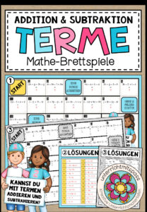 TERME (ohne Potenzen) – Addition & Subtraktion (Brettspiele)