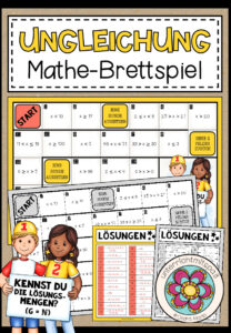 UNGLEICHUNGEN – Mathe-Brettspiel