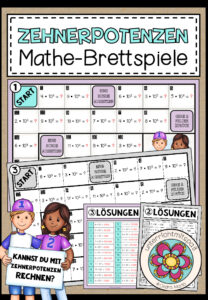 ZEHNERPOTENZEN – 3 Mathe-Brettspiele