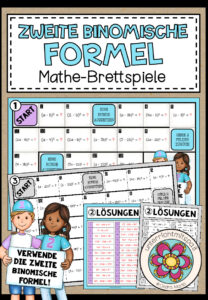 ZWEITE BINOMISCHE FORMEL – 3 Mathe-Brettspiele