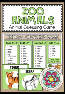 ZOO ANIMALS – Guessing Game