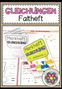 GLEICHUNGEN – Faltheft