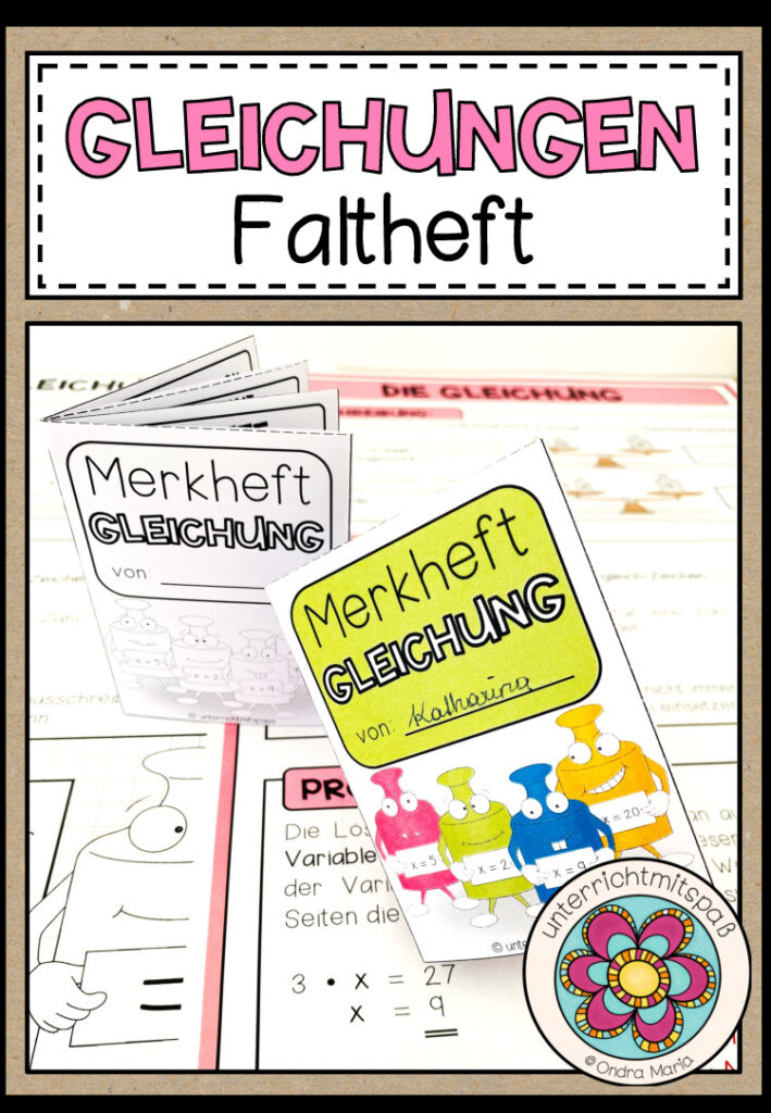 GLEICHUNGEN – Faltheft