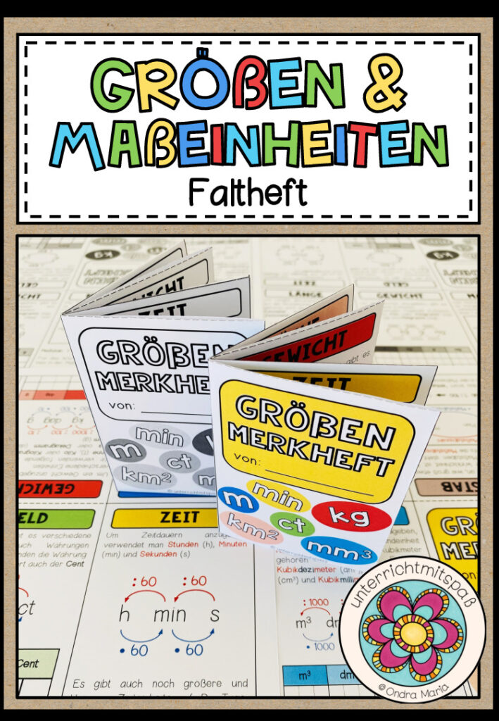 GRÖßEN UND MAßEINHEITEN – Faltheft
