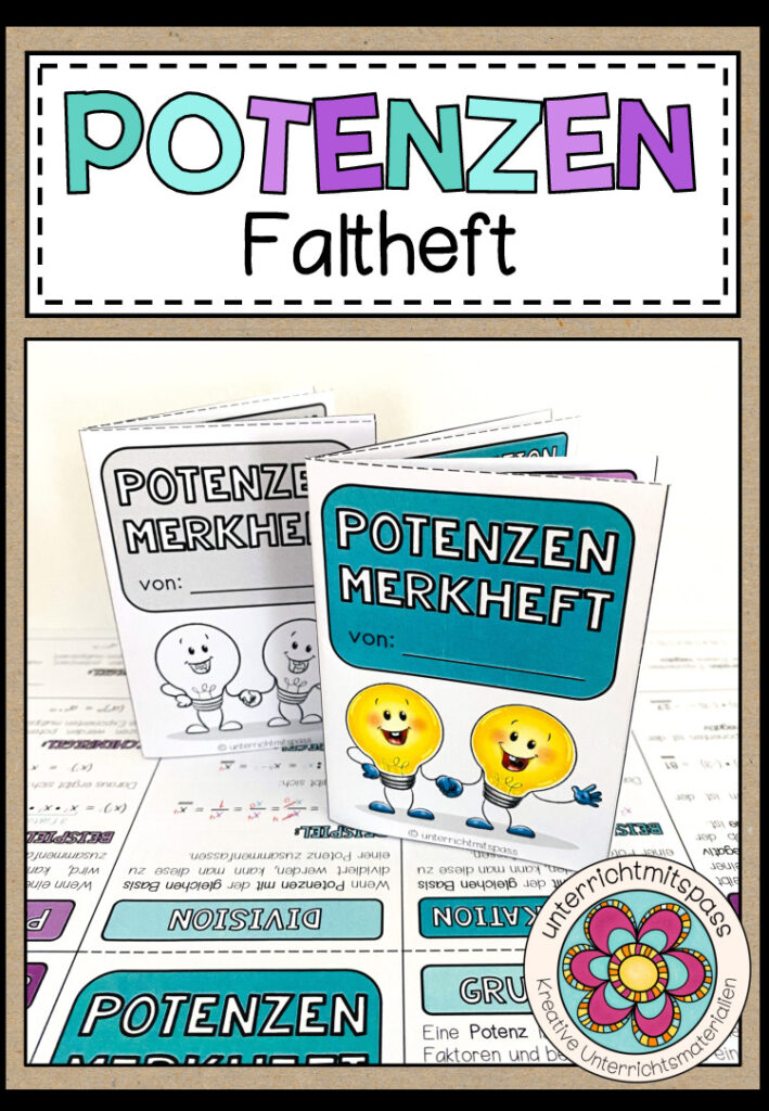POTENZEN – Faltheft (Merkheft)