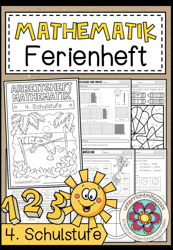 MATHEMATIK – FERIENHEFT / WIEDERHOLUNGSHEFT – 4. Schulstufe (Grundschule)