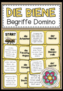 DIE BIENE – Begriffe Domino