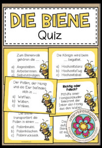 DIE BIENE – Quiz Karten