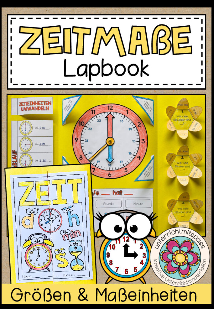 Zeit (Größen & Maßeinheiten) – Lapbook