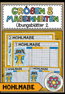 GRÖßEN UND MAßEINHEITEN – Hohlmaße (Übungsblätter 2)