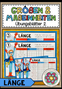 GRÖßEN UND MAßEINHEITEN – Länge (Übungsblätter 2)