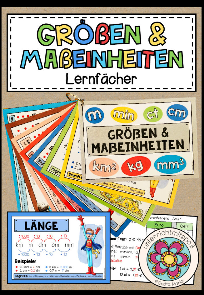 GRÖßEN UND MAßEINHEITEN – Fächer