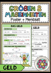 GRÖßEN UND MAßEINHEITEN – Geld (Poster + Merkblatt)