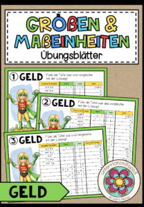 GRÖßEN UND MAßEINHEITEN – Geld (Übungsblätter)