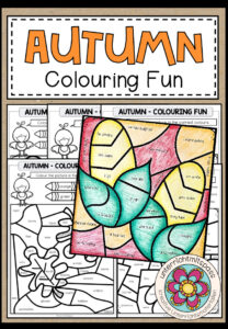 Autumn – Colouring Fun (6 Worksheets)