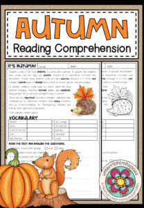 It’s Autumn – Reading Comprehension (für die 5. Schulstufe)