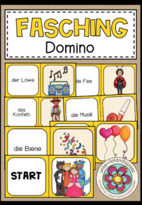 FASCHING / KARNEVAL- Domino
