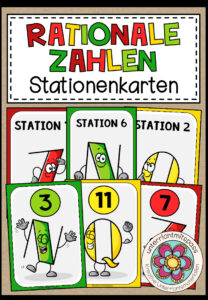 RATIONALE ZAHLEN – Stationenkarten