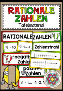 RATIONALE ZAHLEN – Tafelmaterial