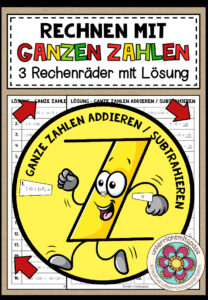 RECHNEN MIT GANZEN ZAHLEN – 3 Rechenräder