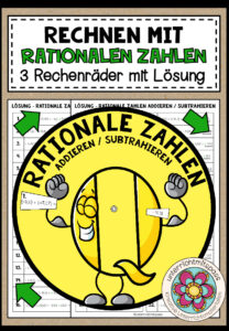 RECHNEN MIT RATIONALEN ZAHLEN – 3 Rechenräder