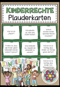 Kinderrechte – Plauderkärtchen