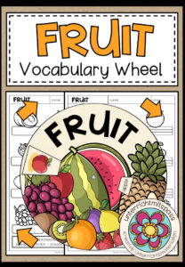 FRUIT – Vocabulary Wheel