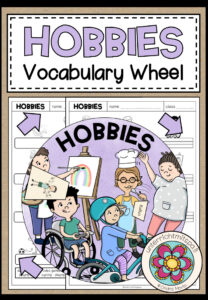 HOBBIES – Vocabulary Wheel