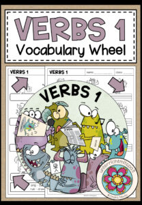 VERBS 1 – Vocabulary Wheel