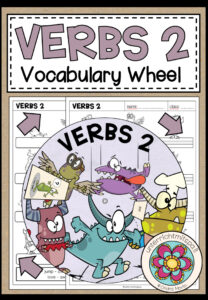 VERBS 2 – Vocabulary Wheel