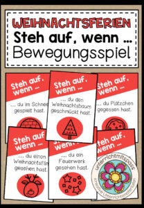 Weihnachtsferien – Steh auf, wenn … (Bewegungsspiel)